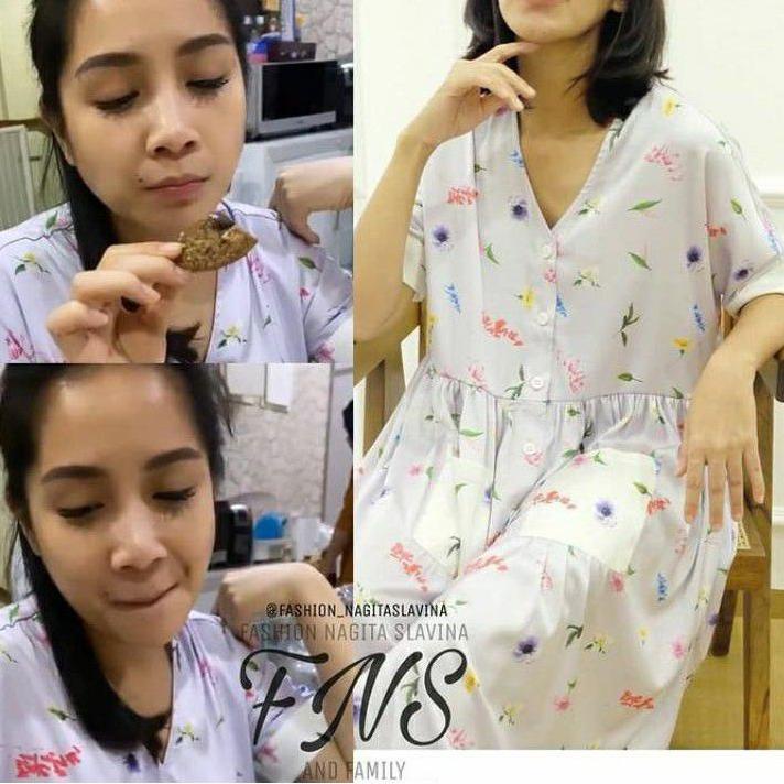 Jangan Ketinggalan order..  NAGITA DRES RAYON  KANCING BUSUI //DASTER NAGITA//DASTER ELSA