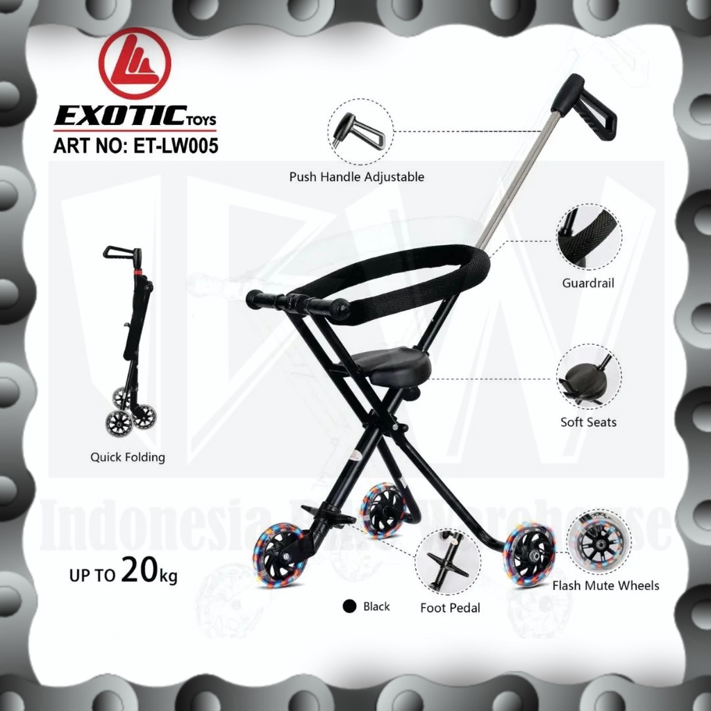 IBW - Baby Stroller EXOTIC LW005 LW121
