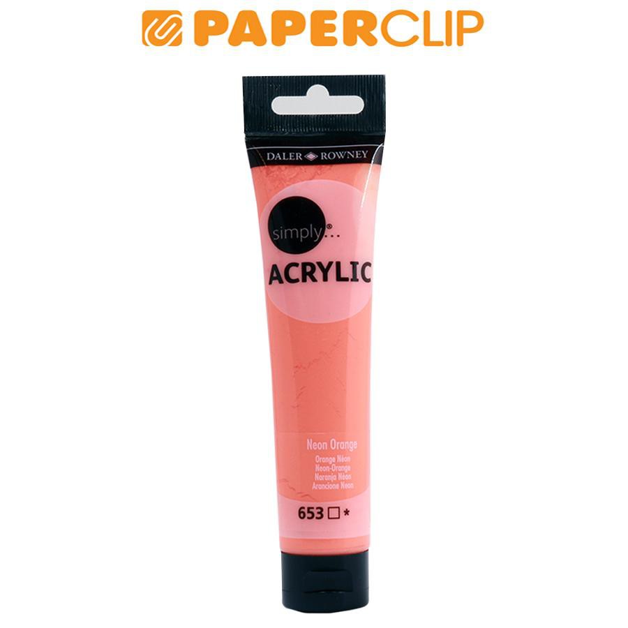 

ACRYLIC COLOR SIMPLY 75ML SL NEON ORANGE