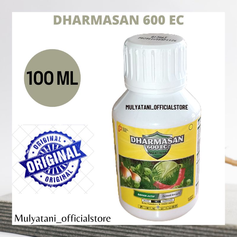 Dharmasan 600 EC Insektisida Darmasan 100 ML Pembasmi Hama Ulat dan Tikus