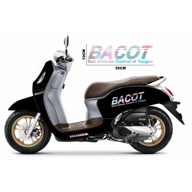 Sticker bacot sticker cutting bacot hologram stiker variasi motor