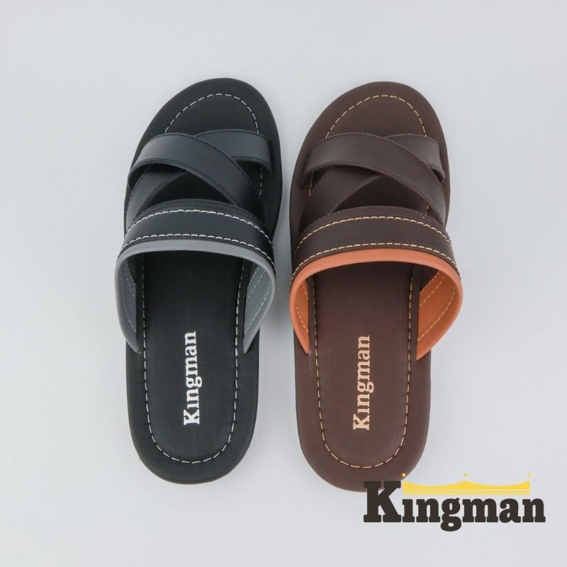 [CLEARANCE] Kingman Sandal Pria Istanbul Premium Stylish Original Sandal Kulit Pria Kualitas Premium Import