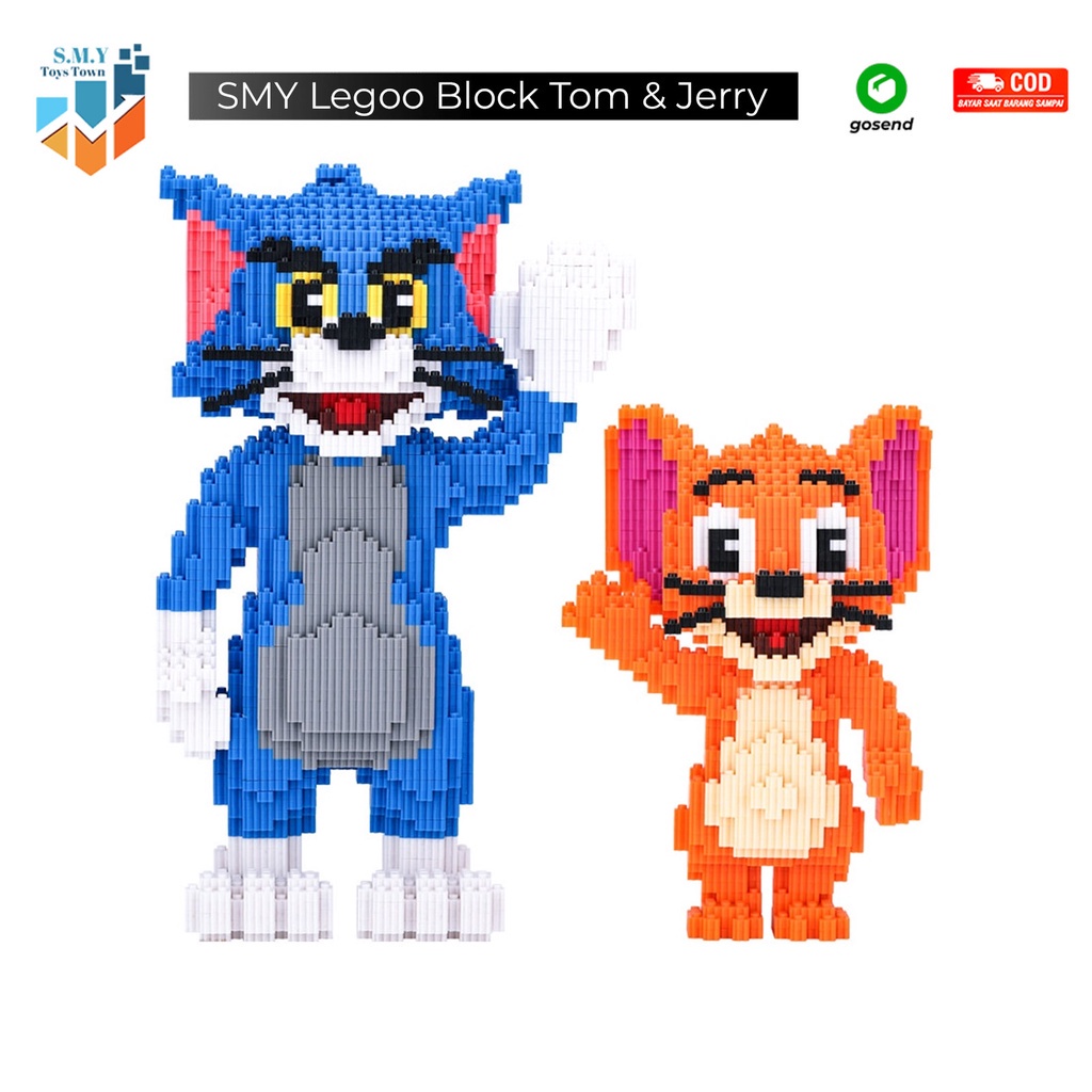 SMY  Nano Block Tom &amp; Jerry 8682-83 - Bricks Education  Nano Block / Mainan Balok 3D