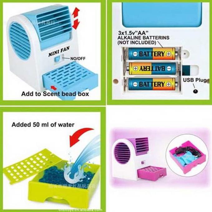 Ac Mini Portable Duduk / Kipas Angin