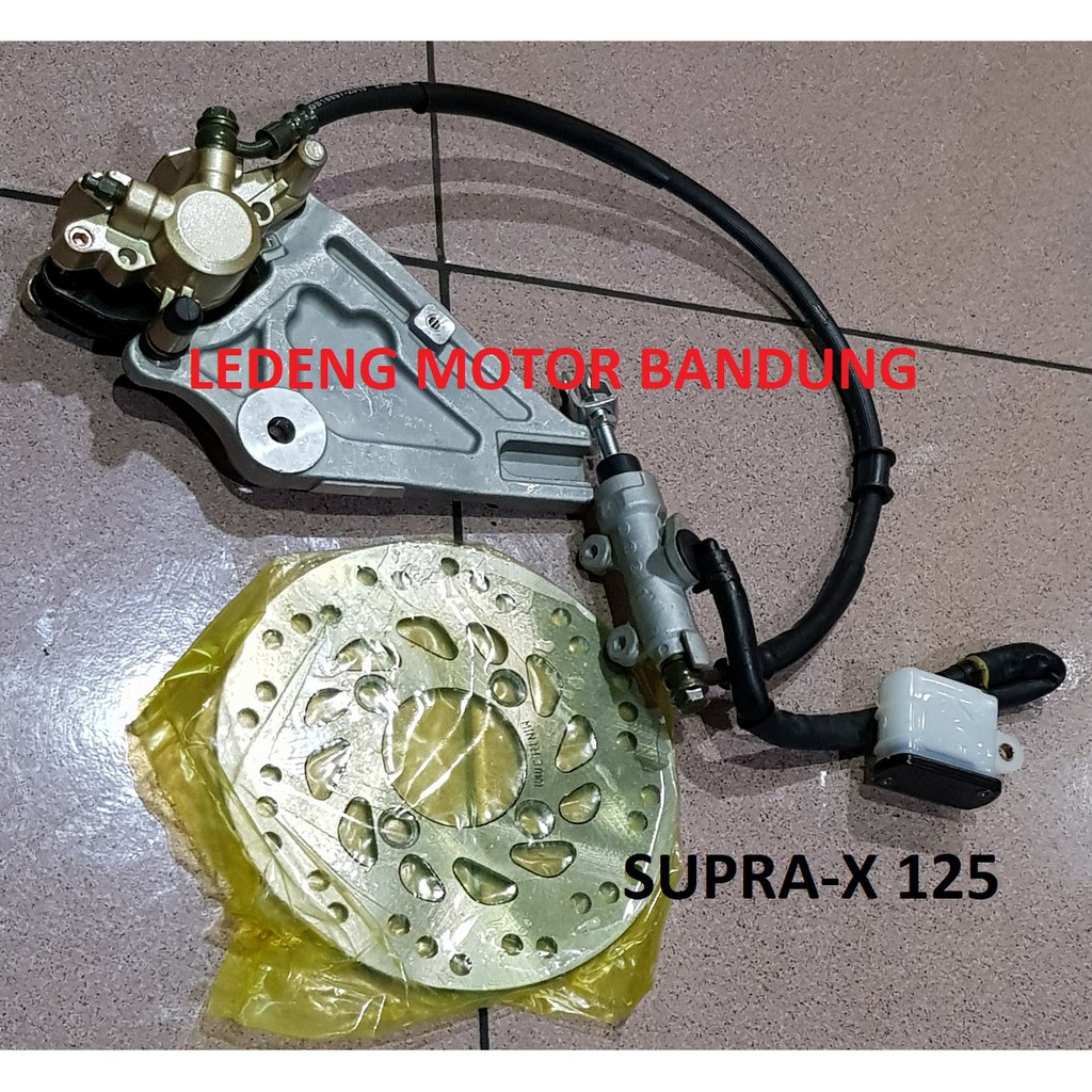 Cakram Supra-X 125 Belakang + Kaliper Master Rem Lokal