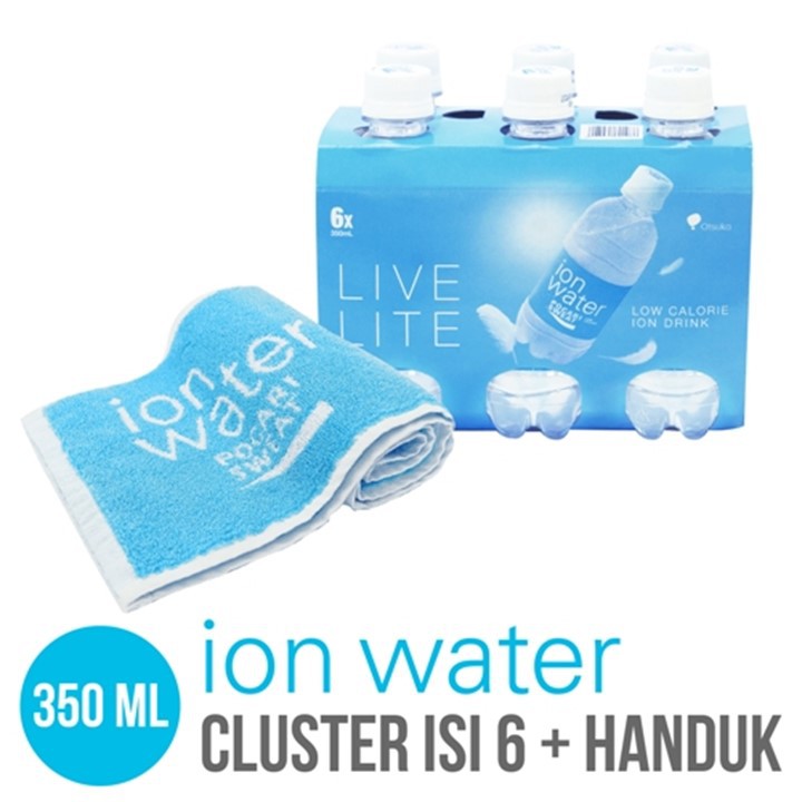 Ion Water 6 x 350 mL + Handuk 1 pcs