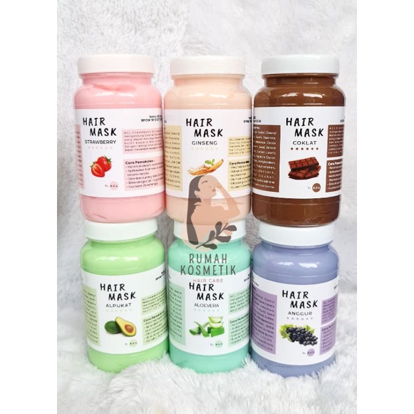 HAIR MASK SALON 200 GRAM - 330 GRAM (✅BPOM) BY ACL - MASKER RAMBUT SALON - CREAMBATH RAMBUT - VITAMIN RAMBUT RONTOK-3