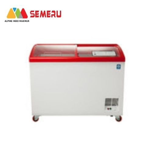 MASPION FREEZER TUTUP SLIDING KACA 200 L UFH-200 CRD