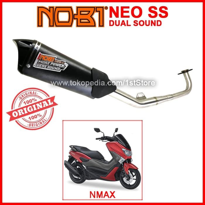 qws125 Knalpot Racing NOBI Neo SS PNP Nmax 150 155 Original Ori NOB1