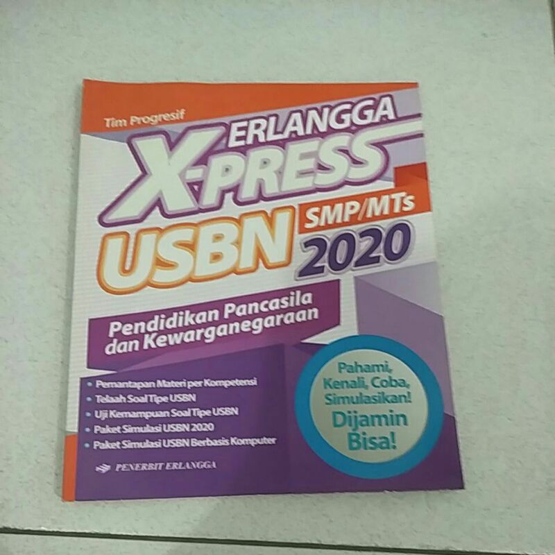 Buku ERLANGGA X-press USBN 2020 SMP/MTs Ppkn dan IPS (bekas)