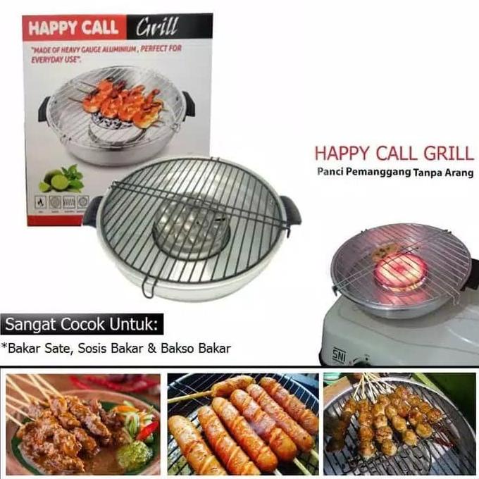 $$$$] happy call grill / alat panggang sate bakar kompor gas fancy roaster