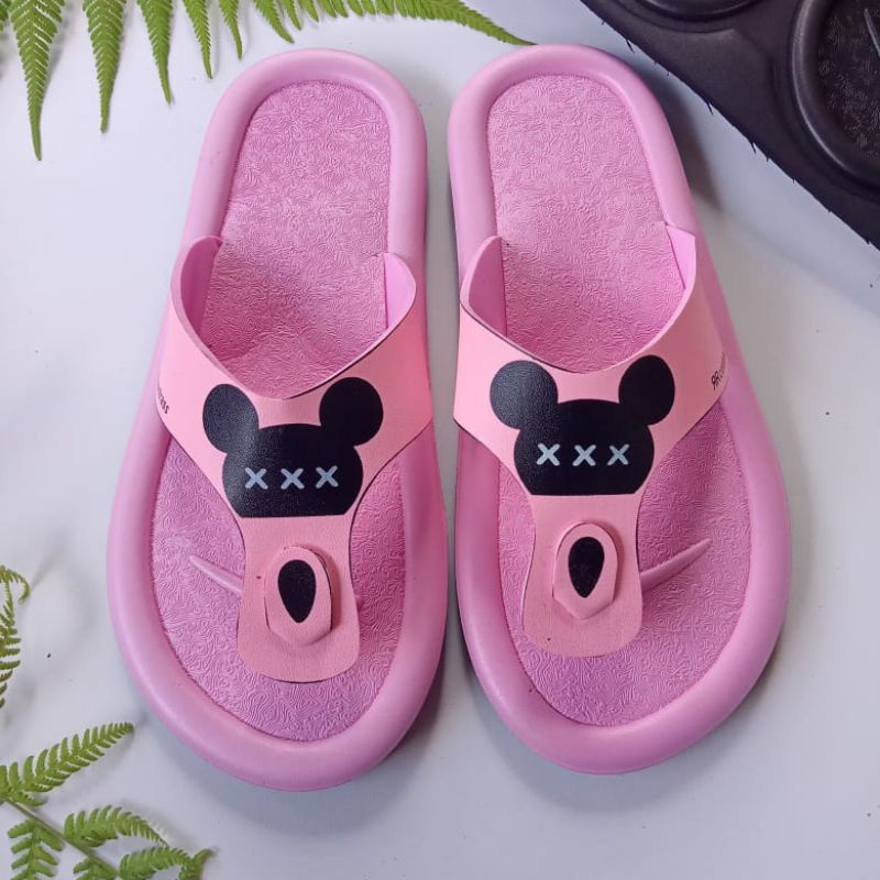 Sandal Wanita Sandal Jepit Mickey Xxx RR-2