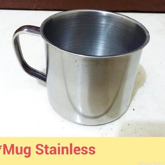 Gelas Thai Tea Tanpa Tutup Stainless Murah | Mug | Cangkir