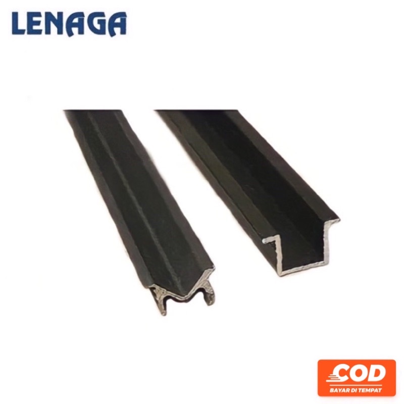 (1.5 Meter) Rel Sliding U dan M Pintu Lemari Geser | Rel Las UM / UV Lenaga