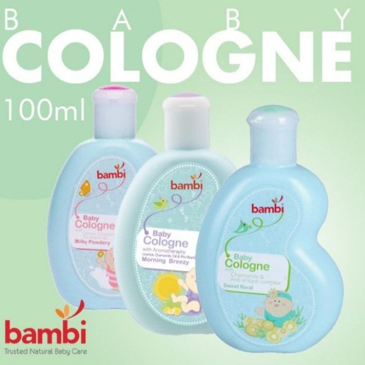 BAMBI Baby Cologne 100ml aromatherapy parfume bayi