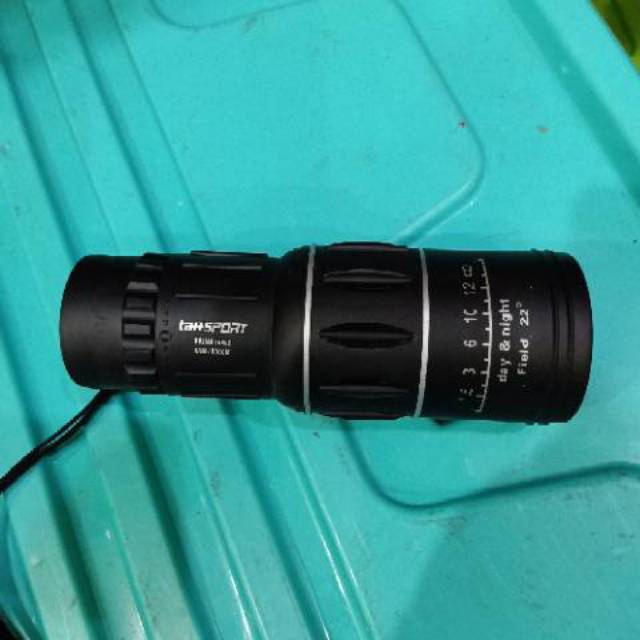 TaffSPORT Prime Teropong Monokular Focus Zoom Lens Telescope 16x52