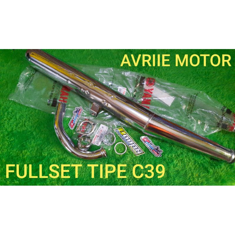 KNALPOT BOBAN FULLSET LEHERAN C33 C39 NUKLIR RX KING-FULLSET C39