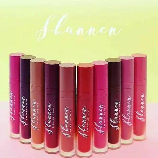 Shannen lipstick lipsmatte original garansi