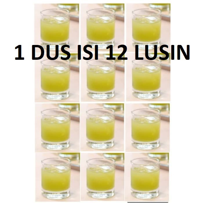 1 DUS GELAS SLOKI ISI 12 LUSIN (KHUSUS INSTANT) - GROSIR GELAS SOJU / GELAS MINI