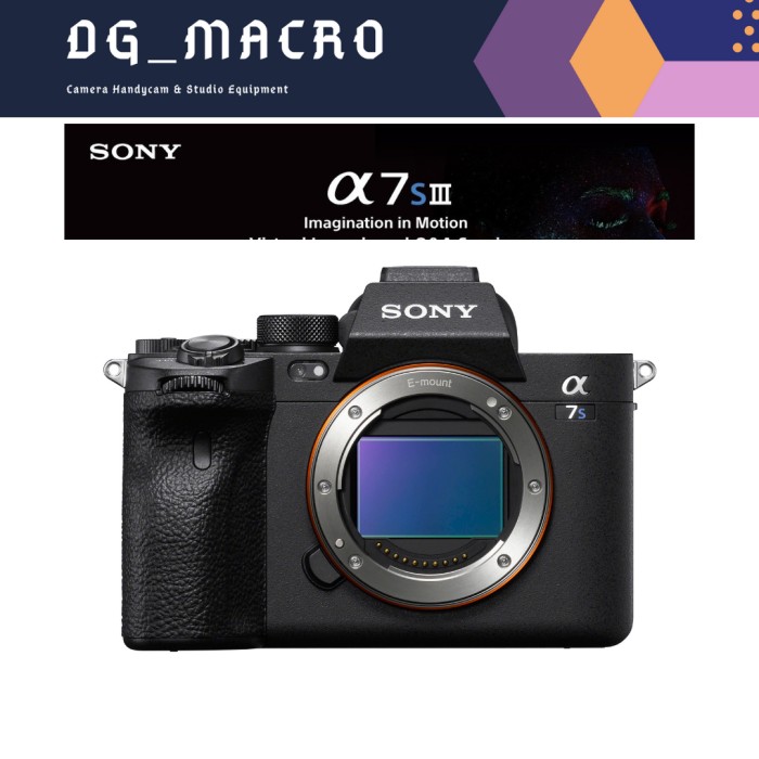 SONY ALPHA 7S III BODY ONLY - KAMERA MIRRORLESS