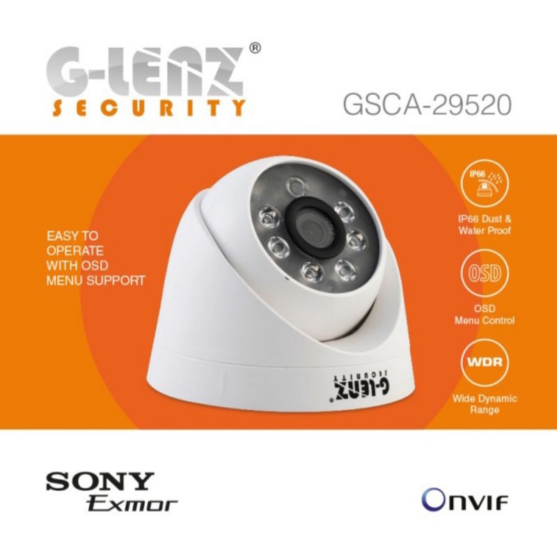 GLENZ CCTV INDOOR 2MP CAMERA GSCA - 29520