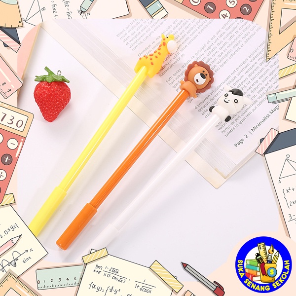

SELUSIN Gel Pen motif Hewan Lucu S0182
