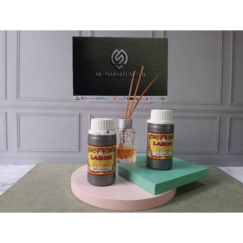 bibit parfum murni fancy bouquet by Labor searah aroma kasturi merah kemasan botol 100ml segel