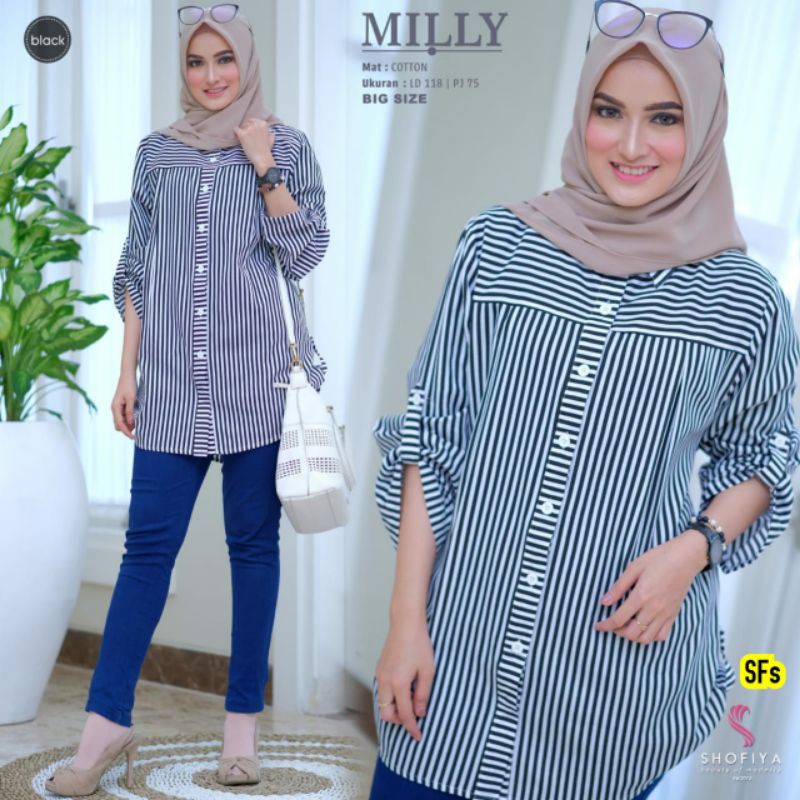 ATASAN WANITA MILLY SHOFIA FASHION