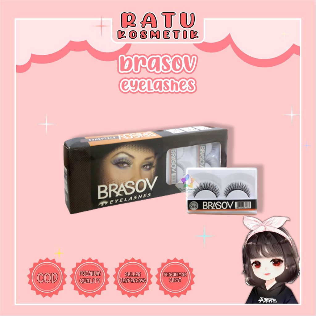 ❤ RATU ❤ Brasov Bulu Mata Palsu | Fake Eyelash 1 Pasang