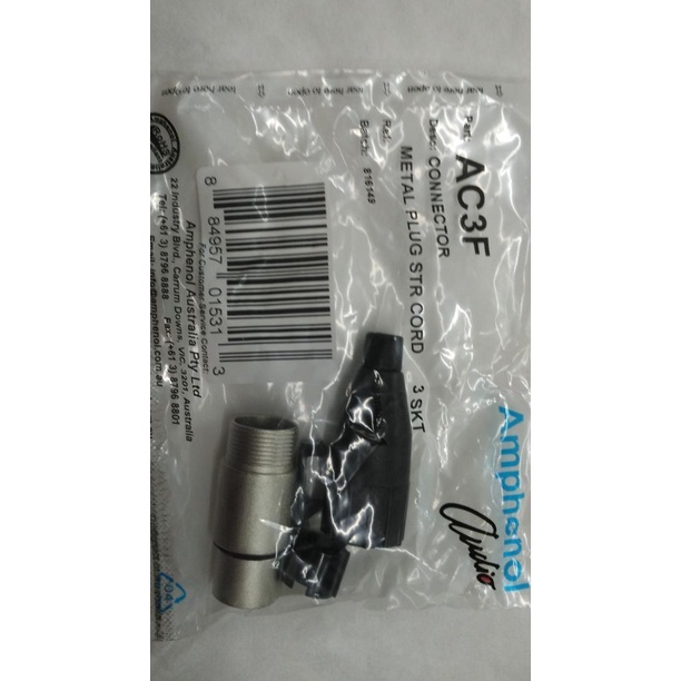 ♞ jack Amphenol XLR Female Original ℗