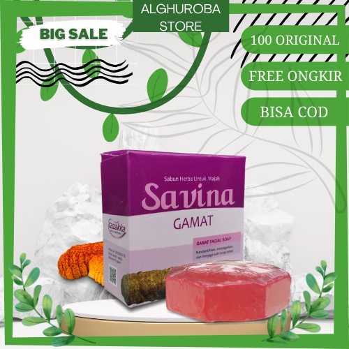 Sabun wajah herbal savina gamat plus kolagen alami tanpa efek samping kualitas terpercaya