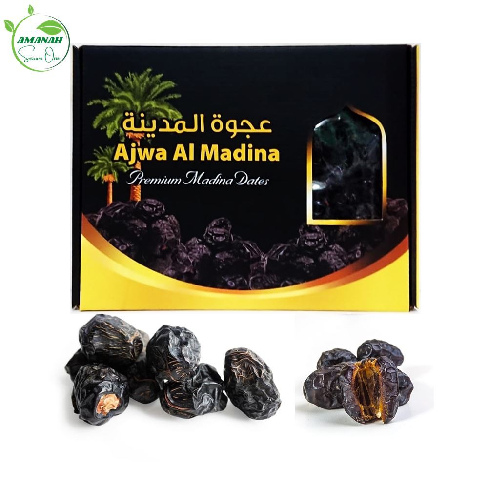 

Kurma Ajwa Aliyah Al Madinah 1 kg - Azwa Dates