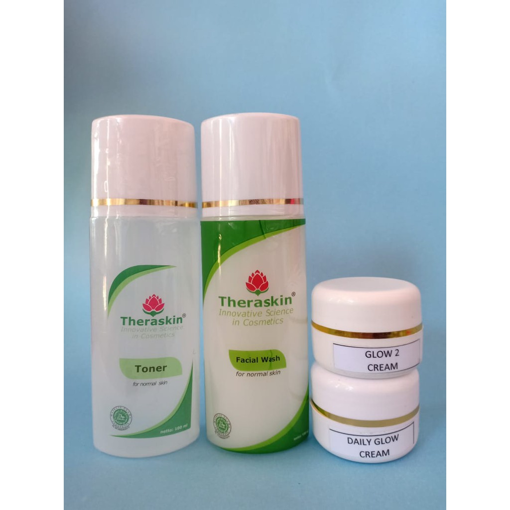 paket theraskin double glow 2 theraskin glowing theraskin double glowing
