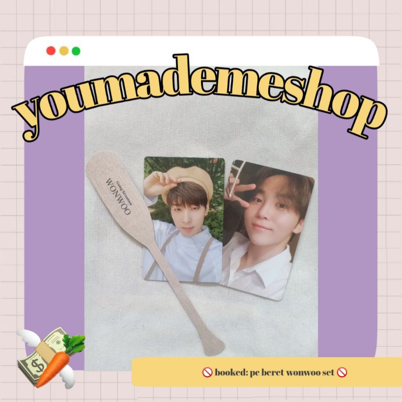 [BOOKED] PC Wonwoo Beret Set