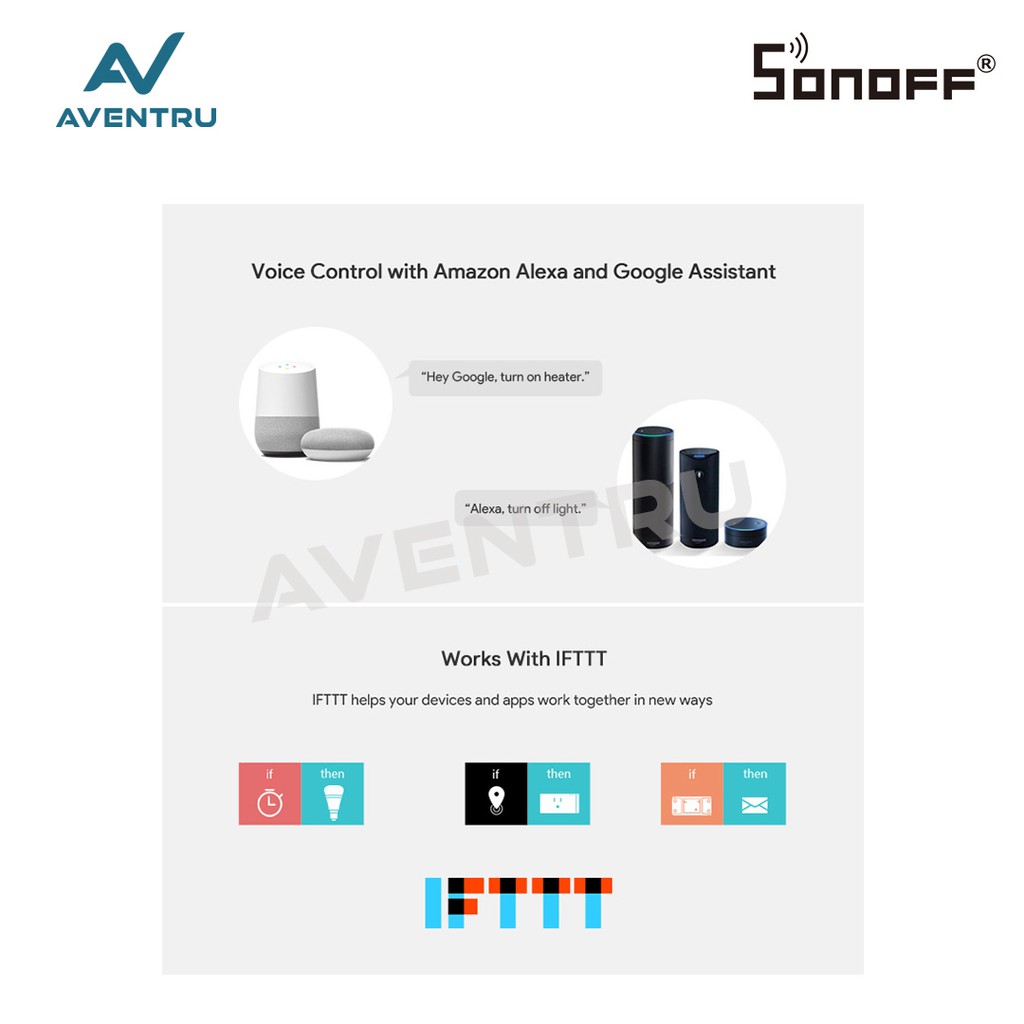 Sonoff SV 5-24V DC WiFi Module For Solenoid Door lock -Smart home