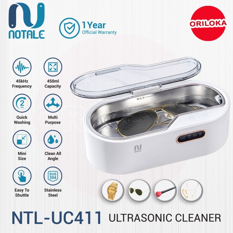 Notale Ultrasonic Cleaner Pembersih Aksesoris NTL-UC411 - Garansi Resmi