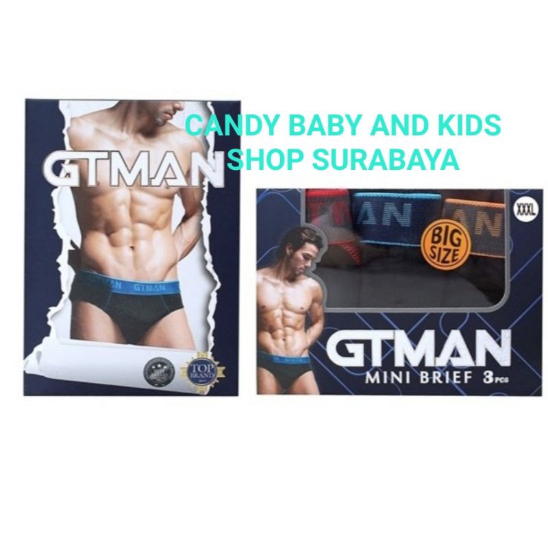 Celana Dalam Pria GTMan GTK07 Big Size CD GT-Man GTK-07 Celdal GT Man GTK 07 XXL XXXL Original