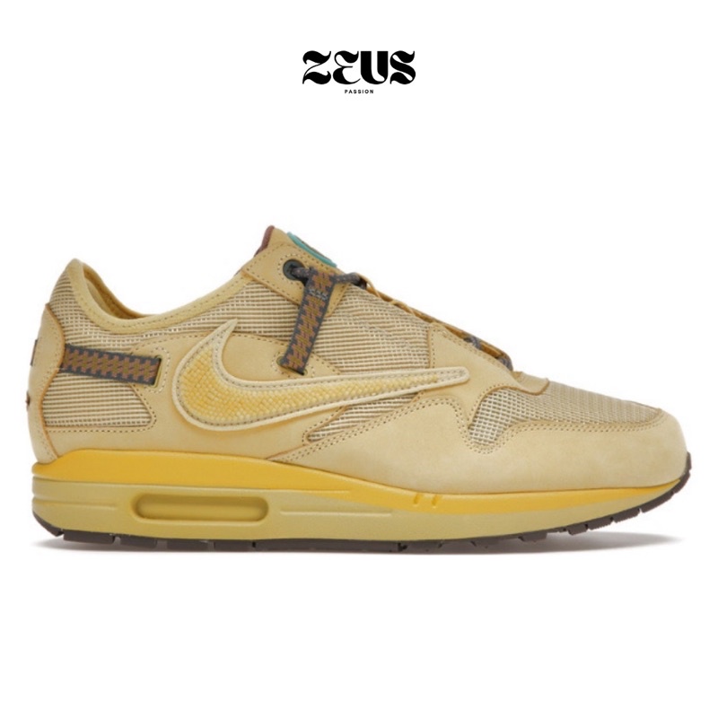 NIKE AIR MAX 1 TRAVIS SCOTT CACTUS JACK SATURN GOLD ORIGINAL