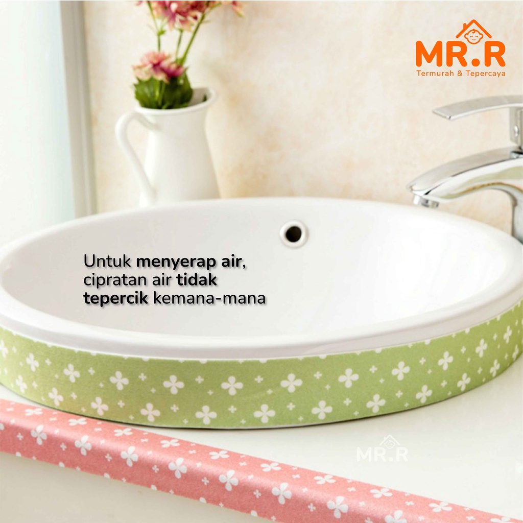 Roll Stiker Kain Penyerap Air | Tempelan Dapur Wastafel Kloset Basin Kitchen Sink