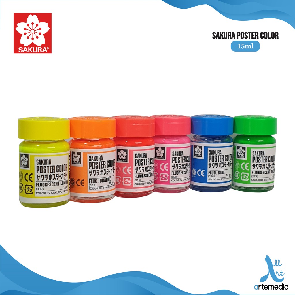 

RK Sakura Poster Color Paint 15ml Cat Poster