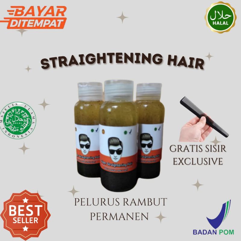 SUPER STRAIGHTENING HAIR PELURUS RAMBUT PERMANEN KERITING