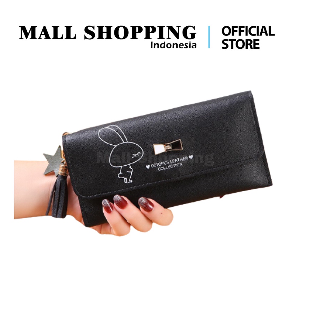 (COD) Dompet Wanita Dompet Panjang Dompet Fashion Korea MALLSHOPPING