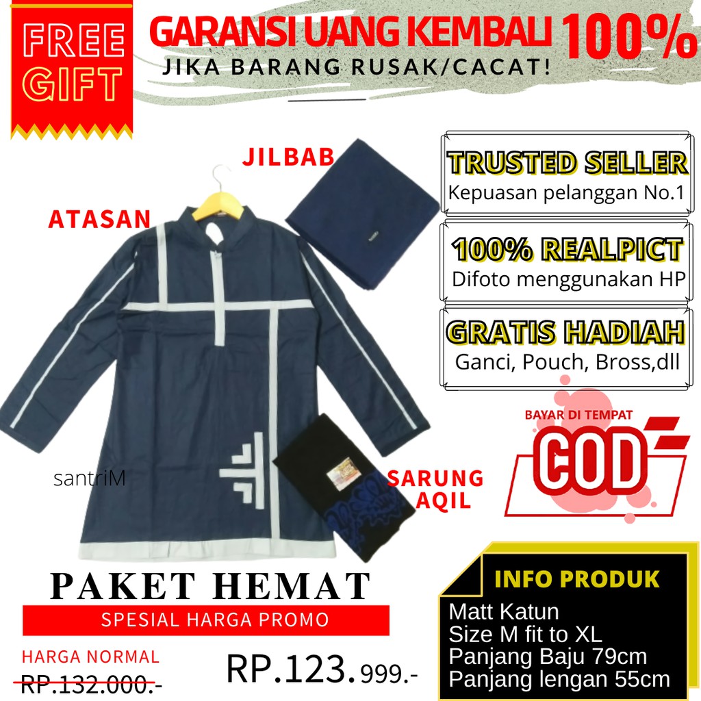 Setelan Santri Putri Tunik Santriwati Baju Atasan Santri Putri Tunik Muslim Fashion Muslim Wanita