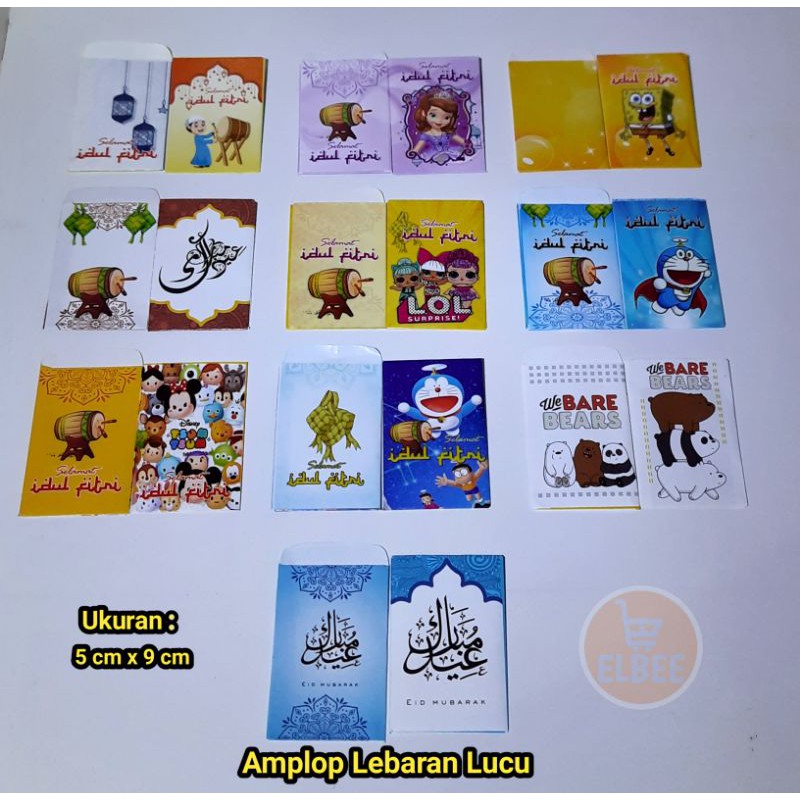 

ELBEE - AMPLOP LEBARAN LUCU / AMPLOP LEBARAN UNIK