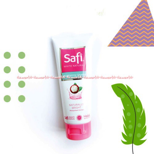 Safi White Natural Brightening Cleanser Mangosteen 100gr Sabun Cuci Muka Wajah