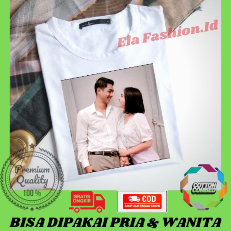 Kaos Ikatan Cinta Andin & Aldebaran Arya Saloka Wanita Original Lengan Panjang Distro Kekinian