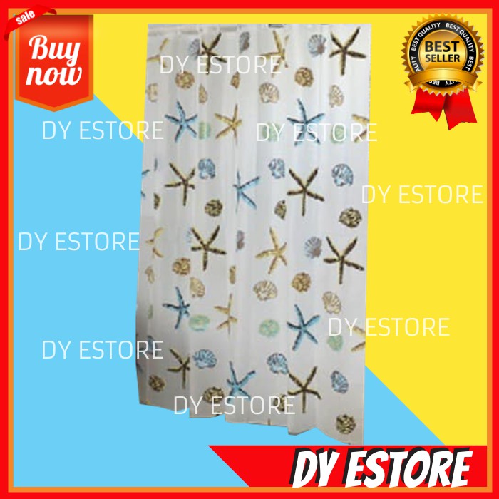 D248 Tirai Kamar Mandi Gorden pintu Tirai anti air Tirai pintu STAR Perlengkapan kamar mandi rumah