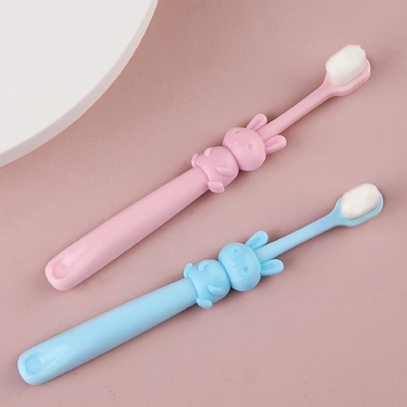 IMPORT Toothbrush Rabbit Sikat Gigi Lembut Anak Bayi Sensitif Gusi Kelinci Kucing Anjing Toothbrush Soft Baby Kids