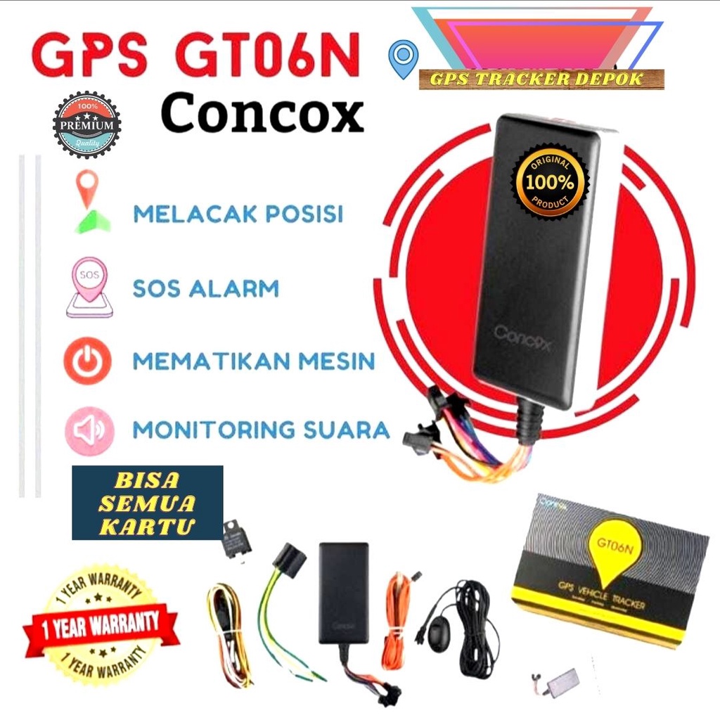 GPS Tracker GT06N Original Garansi 1 Tahun