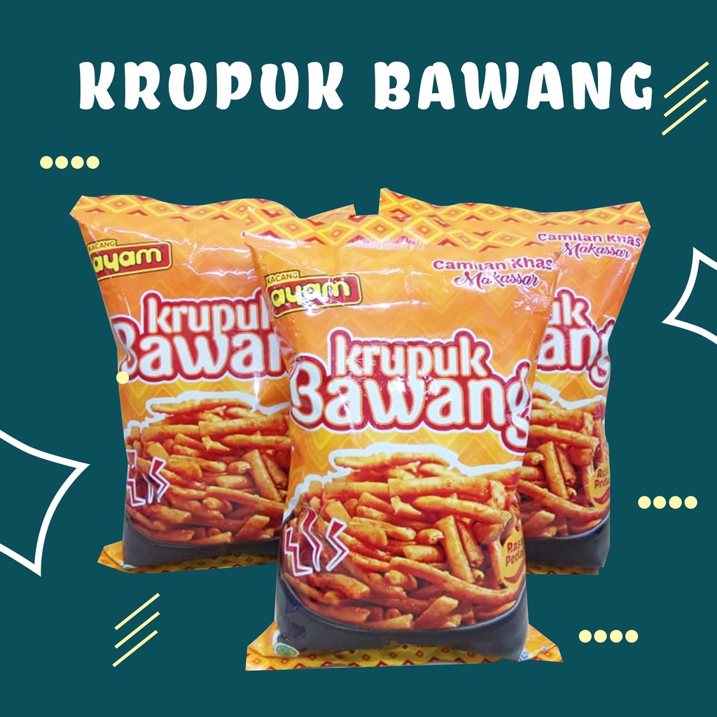 

Krupuk Bawang Cap Ayam 450 Gr